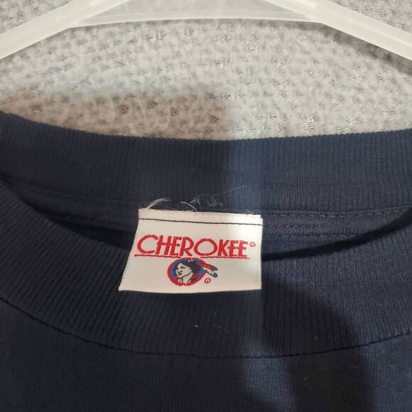 NWT Vtg Cherokee Single Stitch 80s Colorful Fish French Print Shirt Large - Picture 3 of 8